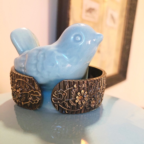 Decree Bronze Quartz Cuff Watch - Picture 2 of 11